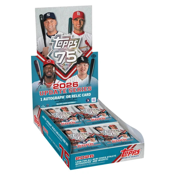 2026 TOPPS UPDATE SERIES BASEBALL – HOBBY BOX (1 Auto) | Random Team