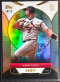 Albert Pujols 3X MVP Aqua Foil /75 #15 – 2025 Topps Welcome to the Club
