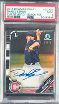 Daniel Espino 1st Bowman Auto Black Refractor /75 PSA 9 – 2019 Bowman Draft