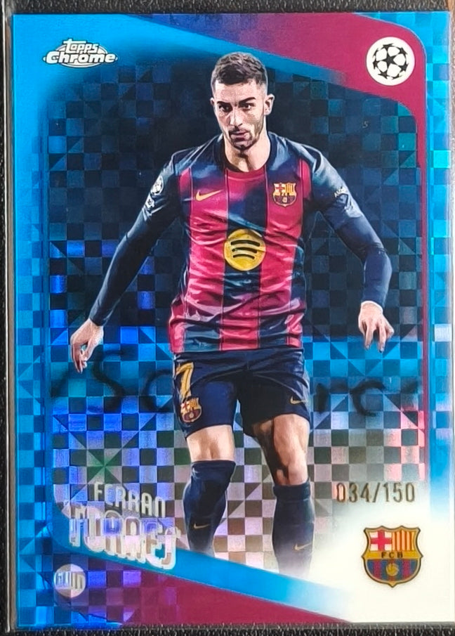 FERRAN TORRES – FC BARCELONA – TOPPS CHROME – /150