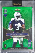 GEORGE PICKENS – 2026 WILD CARD 5 CARD DRAW STACKED DECK – BLACK TIE EDITION – 10 OF HEARTS – 2/4