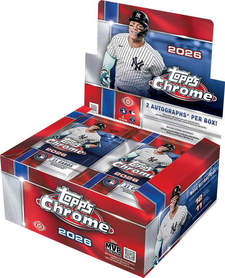 SPECIAL BREAK #SEP26 – TOPPS CHROME BASEBALL 2026 – JUMBO BOX (2 Auto)| Random Team | Live: Sep. 30, 7:00 PM