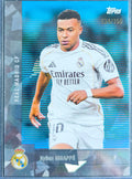 Kylian Mbappé Blue Rainbow Foil /150 #17 – 2025-26 Topps Real Madrid Team Set