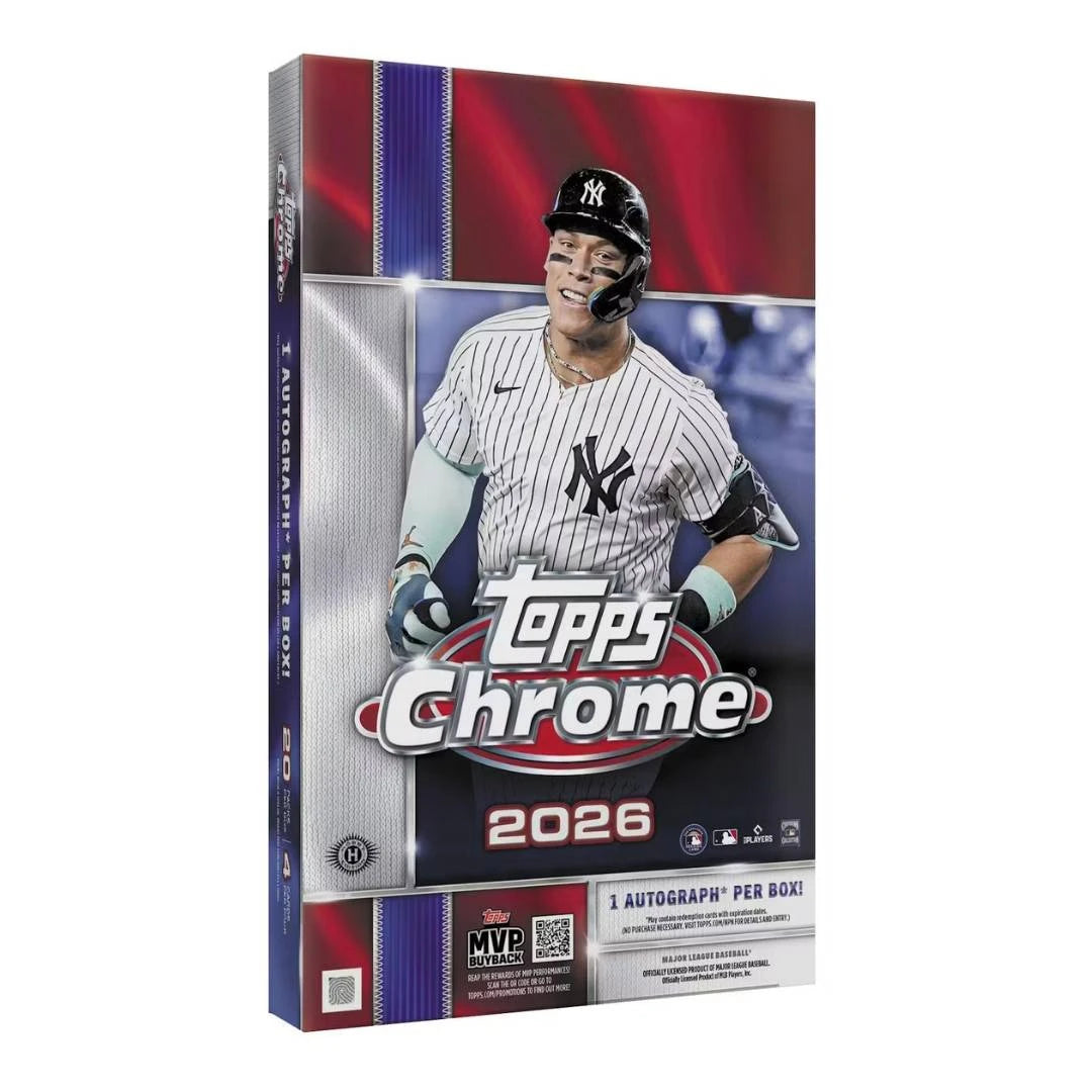 BREAK #0005 – Topps Chrome MLB 2026 Hobby Box | Random Team