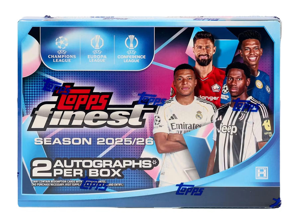 BREAK #0002 – TOPPS FINEST UEFA CLUB COMPETITIONS 2025/26 Hobby box | Random Team