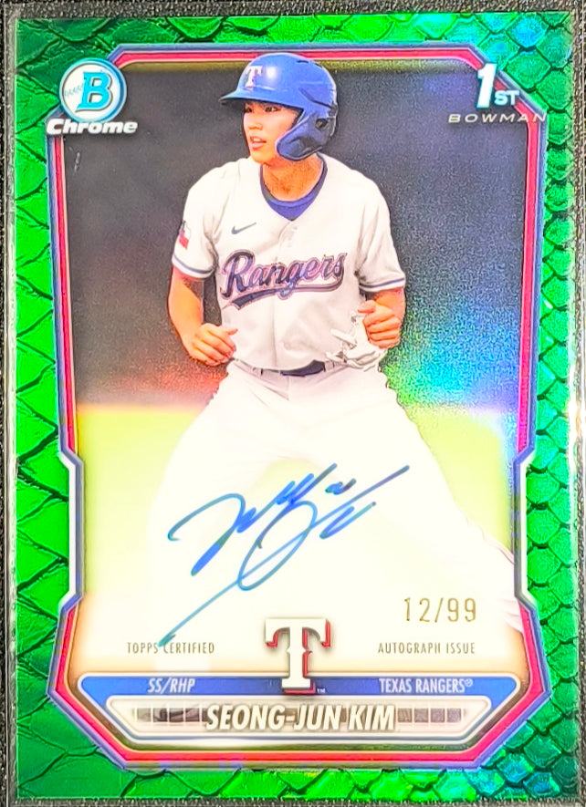 Seong-Jun Kim Bowman 1st Auto Green Reptilian /99